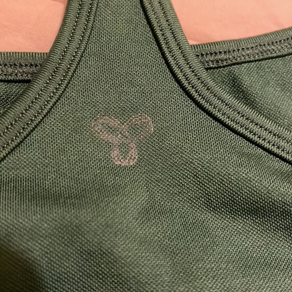TNA thong bodysuit.  Forest green - Picture 3 of 3